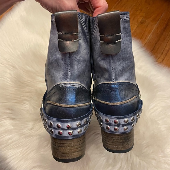 Freebird by Steven Ramone Blue Boots *New* Size 10 - Picture 4 of 6